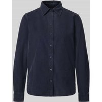 Gant Hemdbluse mit Knopfleiste in Marine, Größe 44 von Gant