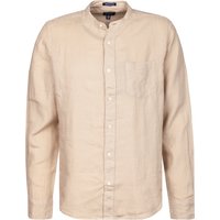 Gant Herren Hemd beige Leinen von Gant