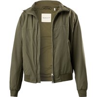 Gant Herren Blouson grün Baumwolle unifarben von Gant