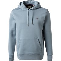 Gant Herren Hoodie blau Baumwolle unifarben von Gant