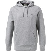 Gant Herren Hoodie grau Baumwolle unifarben von Gant