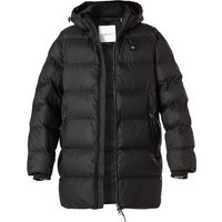 Gant Herren Steppjacke schwarz Mikrofaser unifarben von Gant