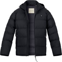 Gant Herren Steppjacke schwarz Mikrofaser unifarben von Gant
