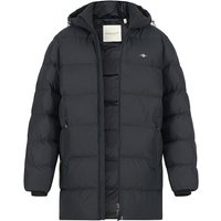 Gant Herren Steppjacke schwarz Mikrofaser unifarben von Gant