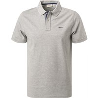 Gant Herren Polo-Shirt grau Baumwoll-Piqué von Gant