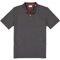 Gant Herren Polo-Shirt grau Baumwoll-Piqué von Gant