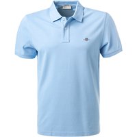 Gant Herren Polo-Shirt blau Baumwoll-Piqué von Gant