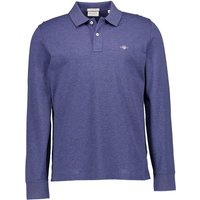 Gant Herren Polo-Shirt blau Baumwoll-Piqué von Gant