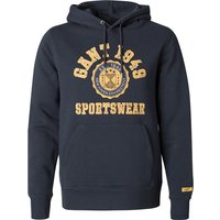 Gant Herren Hoodie blau Baumwolle unifarben von Gant