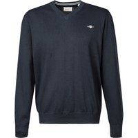 Gant Herren Pullover blau unifarben von Gant