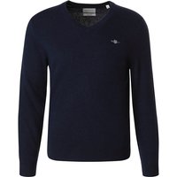 Gant Herren Pullover blau unifarben Gant Herren Pullover blau unifarben von Gant