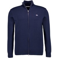 Gant Herren Cardigan blau unifarben von Gant