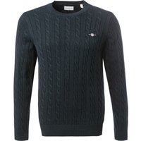 Gant Herren Pullover blau unifarben von Gant