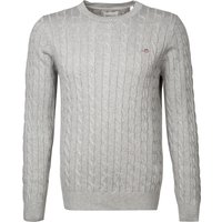 Gant Herren Pullover grau unifarben von Gant