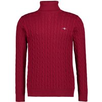 Gant Herren Rollkragenpullover rot unifarben von Gant