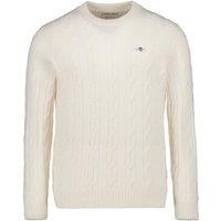 Gant Herren Pullover weiß unifarben von Gant