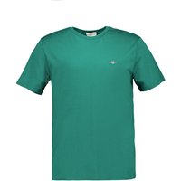 Gant Herren T-Shirt grün Baumwolle von Gant