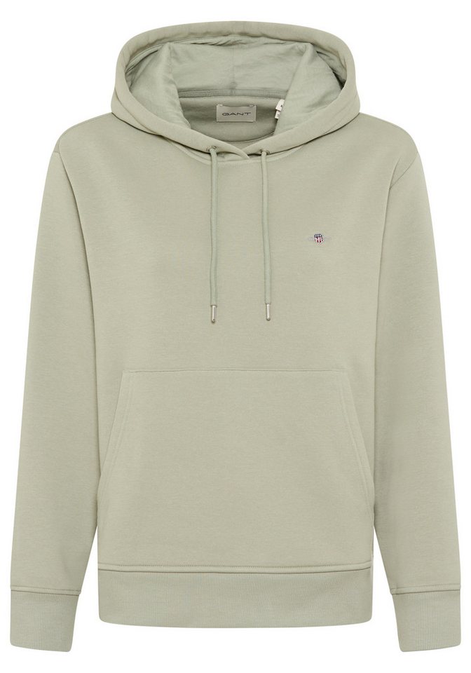 Gant Hoodie SHIELD HOODIE Grafische GANT-Stickerei auf der Brust von Gant