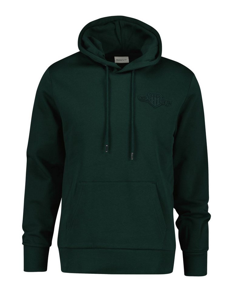 Gant Hoodie TONAL SHIELD Ton-in-Ton Stickerei, regular fit, Sweatshirt von Gant