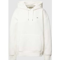 Gant Hoodie mit Kapuze Modell 'SHIELD' in Ecru, Größe XS von Gant