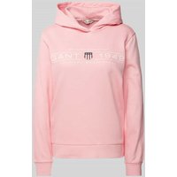 Gant Hoodie mit Kapuze in Pink, Größe S von Gant