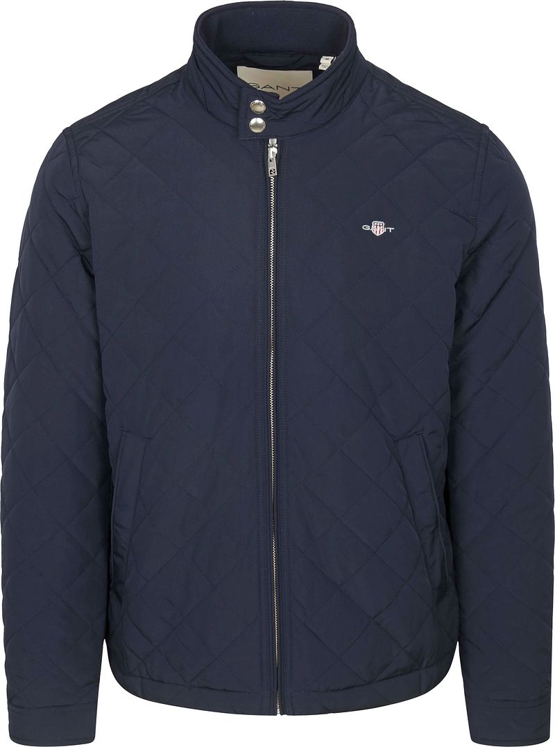 Gant Jacke Gesteppt Marine - Größe 3XL von Gant