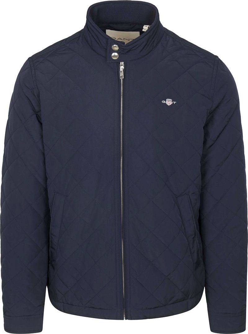 Gant Jacke Gesteppt Marine - Größe 3XL von Gant
