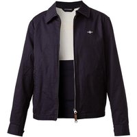 Gant Herren Blouson blau Baumwolle unifarben von Gant