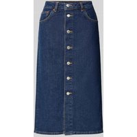Gant Jeansrock mit Knopfleiste in Marine, Größe 38 Gant Jeansrock mit Knopfleiste in Marine, Größe 38 von Gant