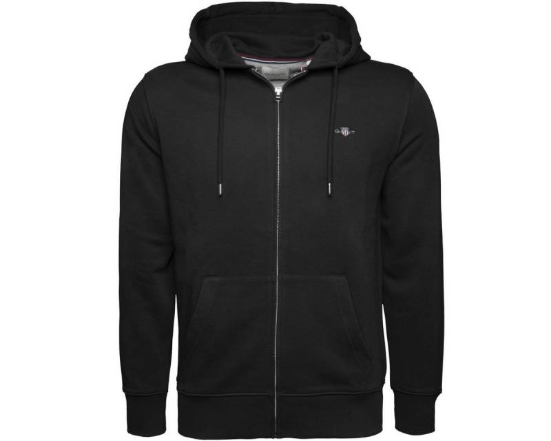 Gant Kapuzenpullover Reg Shield Full Zip Herren Hoodie, Pullover, Sweatshirt, Hoody, Langarmshirt von Gant