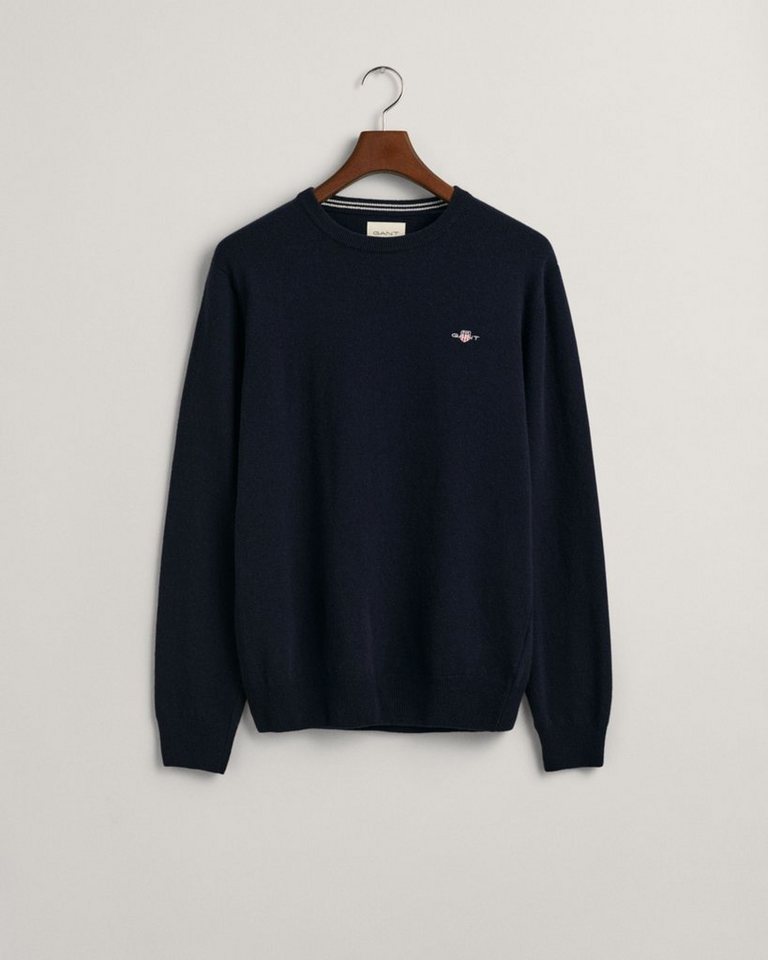 Gant Kapuzenpullover Superfine Lambswool Rundhalspullover von Gant