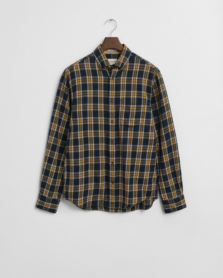 Gant Karohemd REG WINDBLOWN FLANNEL CHECK SHIRT Mit Rundhalsausschnitt von Gant