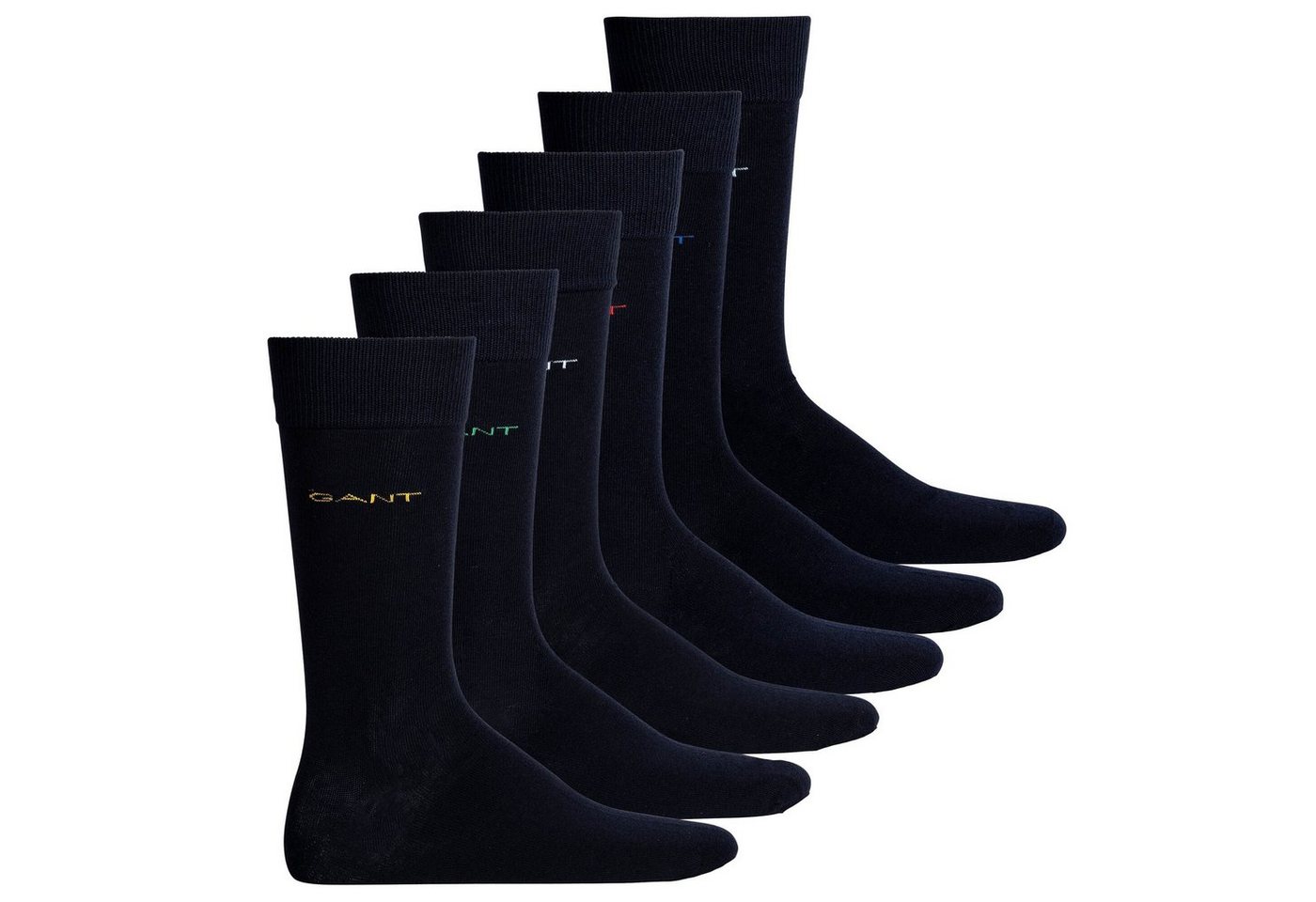 Gant Kurzsocken Herren Socken, 6er Pack - D1. Soft Cotton Socks von Gant