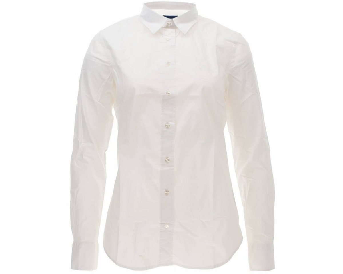 Gant Langarmbluse 4350022 Damen Bluse Solid Stretch Broadcloth Shirt von Gant