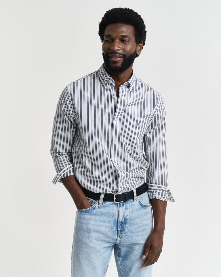 Gant Langarmhemd Regular-Fit Popeline Hemd - Regular Fit von Gant