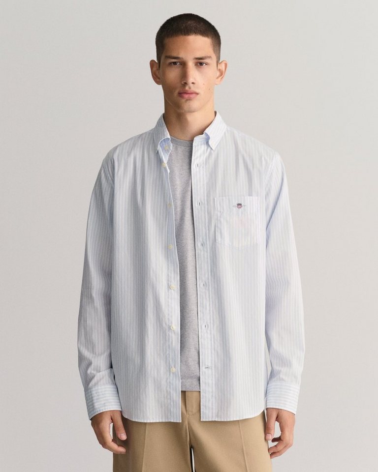 Gant Langarmhemd REG POPLIN STRIPE SHIRT von Gant