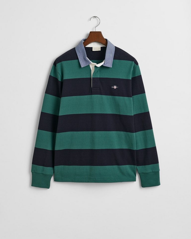Gant Langarmshirt REG CHAMBRAY STRIPE HEAVY RUGGER von Gant