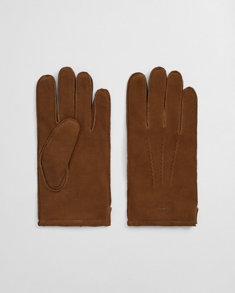 Gant Lederhandschuhe CASHMERE LINED SUEDE GLOVES (2-St) Handschuhpaar von Gant