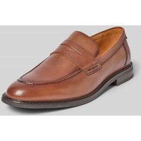 Gant Lederloafers mit Blockabsatz Modell 'Lozham' in Cognac, Größe 40 von Gant