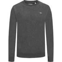 Gant Leichter Pullover aus einem Baumwollmix mit Logo-Stickerei in XL von Gant
