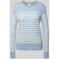 Gant Longsleeve mit Rundhalsausschnitt Modell 'FINE' in Hellblau, Größe L von Gant