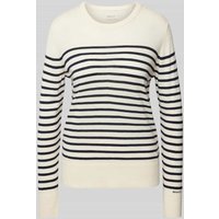 Gant Longsleeve mit Rundhalsausschnitt Modell 'FINE' in Offwhite, Größe M von Gant