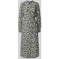 Gant Maxikleid aus reiner Viskose mit floralem Allover Print in Hellgruen, Größe 42 von Gant