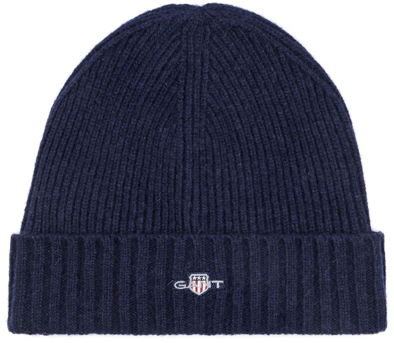 Gant Beanie Dunkelblau - von Gant