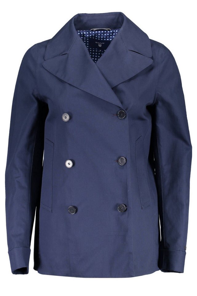 Gant Outdoorjacke Damen-Blazer Blau: Sportjacke mit Knöpfen und Taschen im Stil von Gant