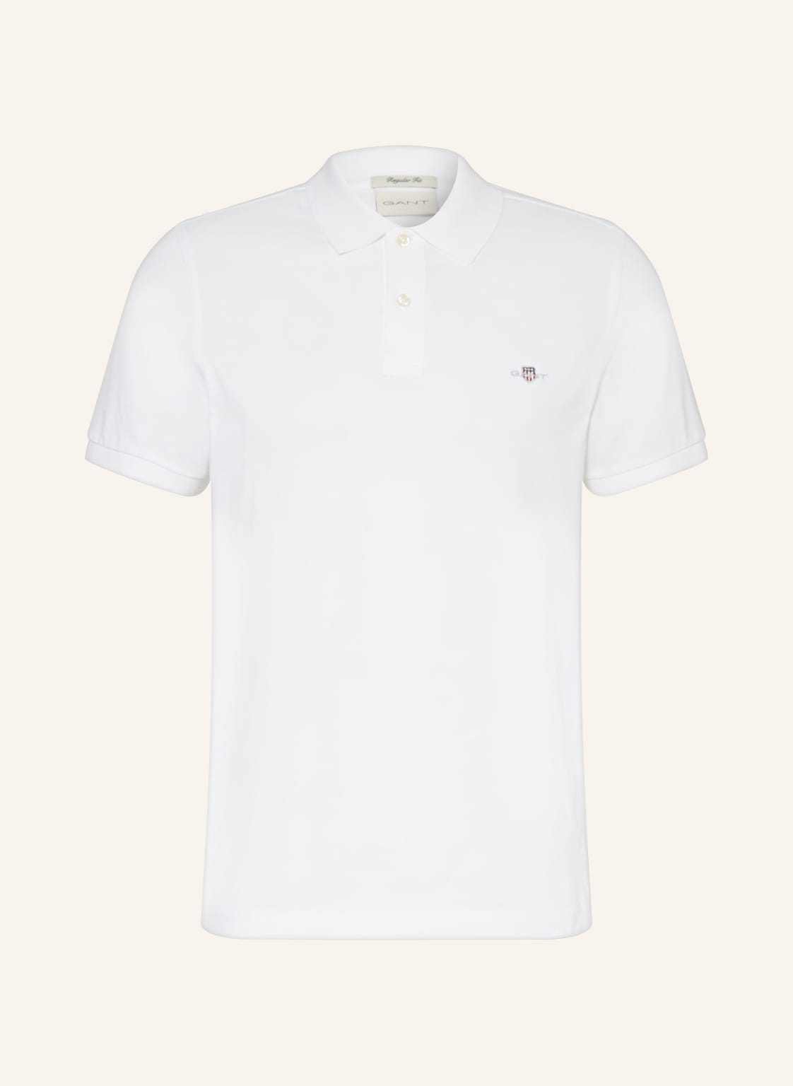 Gant Piqué-Poloshirt Regular Fit weiss von Gant