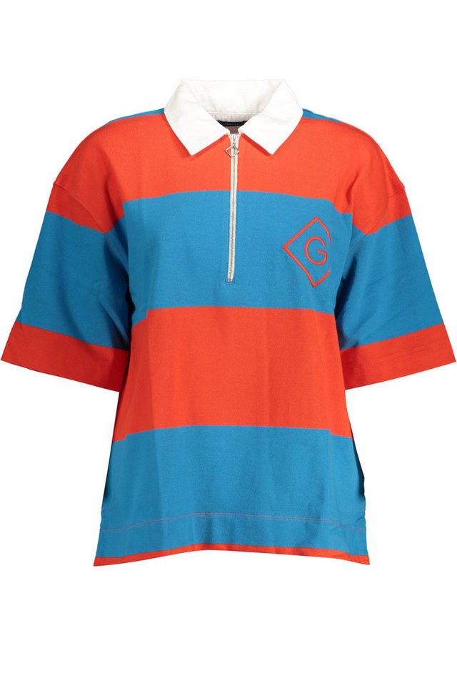 Gant Poloshirt Elegantes Damen Poloshirt in Rot aus Bio-Baumwolle von Gant