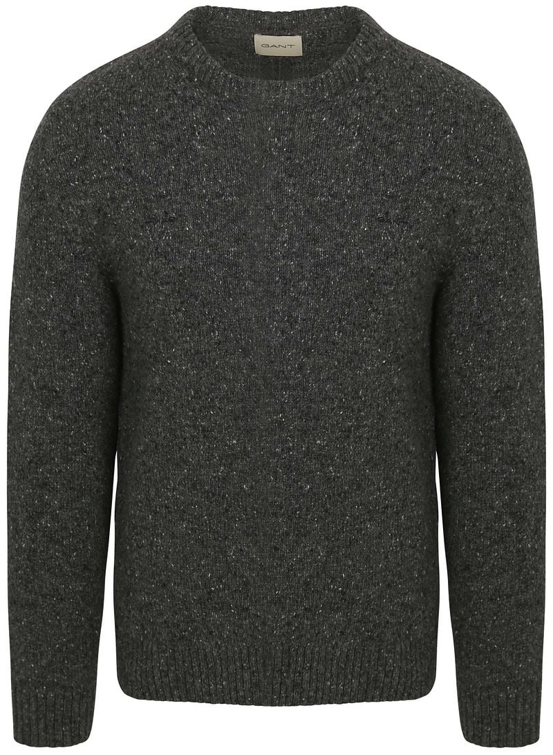 Gant Pullover Wool Blend Anthrazit - Größe L von Gant