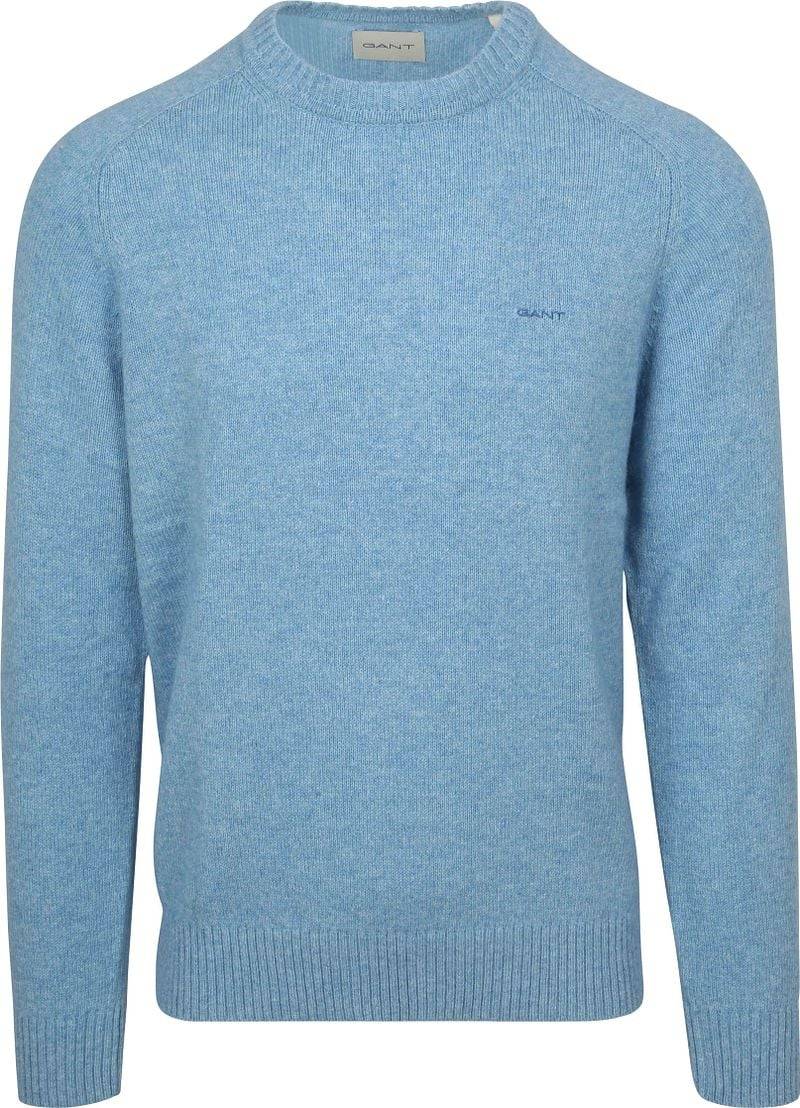 Gant Pullover Wool Blend Hellblau - Größe XL von Gant