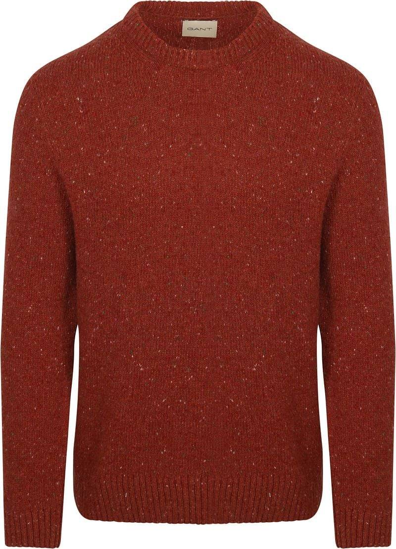 Gant Pullover Wool Blend Rust - Größe XL von Gant
